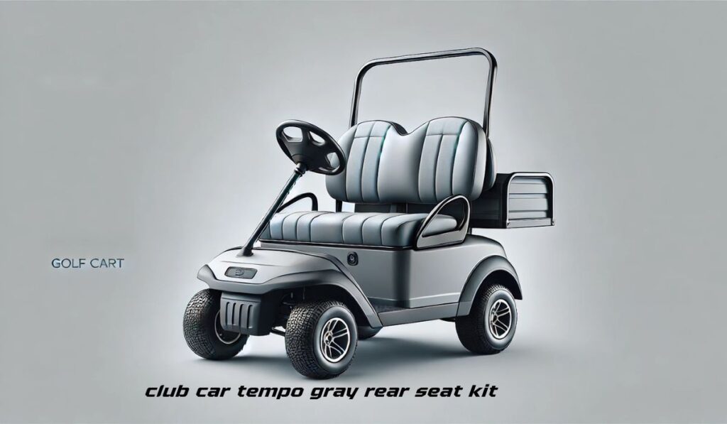 club car tempo gray rear seat kit